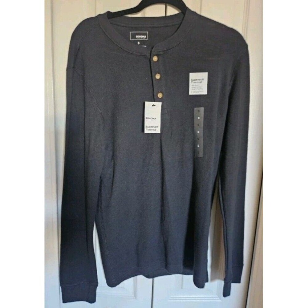 Sonoma Men  Supersoft Performance Thermal Heat Retentio Casual Size Small.nwt